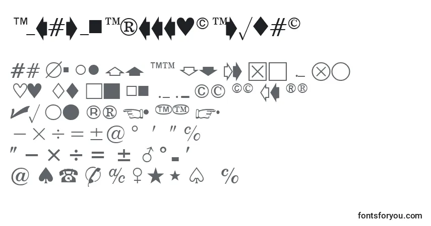 Schriftart EisagonewssskRegular – Alphabet, Zahlen, spezielle Symbole