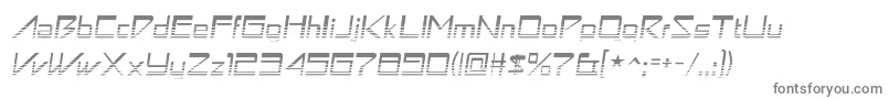 Astronbv1 Font – Gray Fonts on White Background