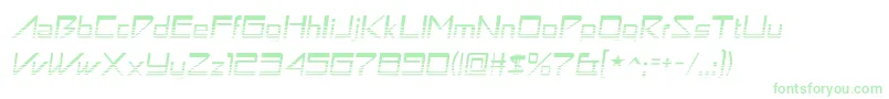 Astronbv1 Font – Green Fonts on White Background