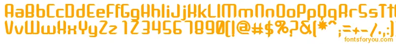 Шрифт ArbekaBold – оранжевые шрифты