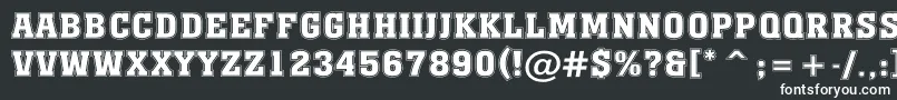 AMonumentotitulgr Font – White Fonts on Black Background