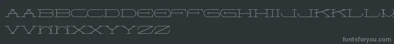 fuente Perwolesan – Fuentes Grises Sobre Fondo Negro
