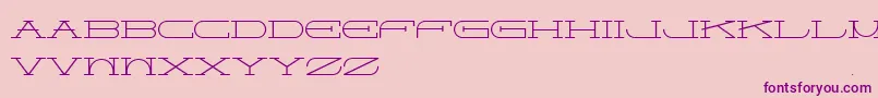 Perwolesan-Schriftart – Violette Schriften auf rosa Hintergrund