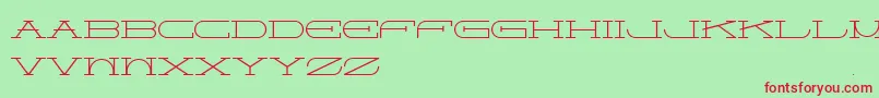 Perwolesan Font – Red Fonts on Green Background