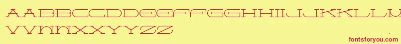 Perwolesan Font – Red Fonts on Yellow Background