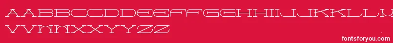 Perwolesan Font – White Fonts on Red Background