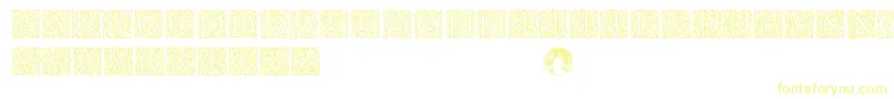Arabesque-Schriftart – Gelbe Schriften