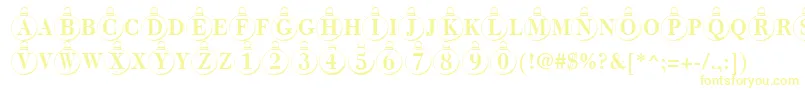 ChristmastreeRegular Font – Yellow Fonts