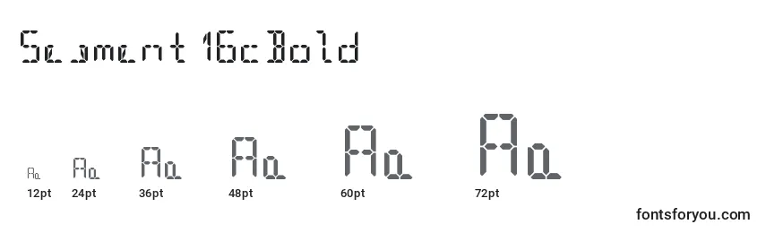 Segment16cBold Font Sizes