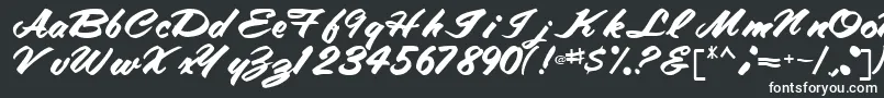 Шрифт TracyRegular – белые шрифты