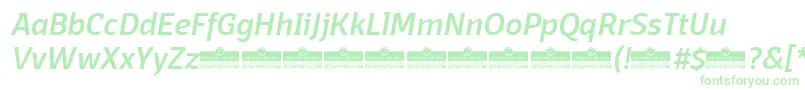 DomotikaMediumItalicTrial Font – Green Fonts