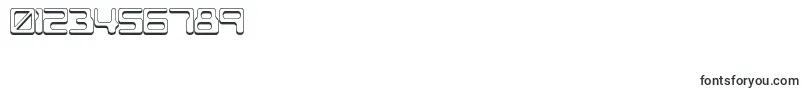 フォントChintzyCpuShadowBrk – 数字と数値のためのフォント