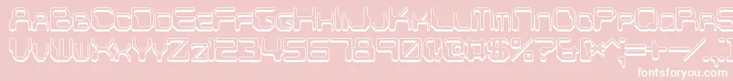 ChintzyCpuShadowBrk Font – White Fonts on Pink Background