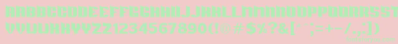 More about DsMetro Font DsMetro Font – Green Fonts on Pink Background