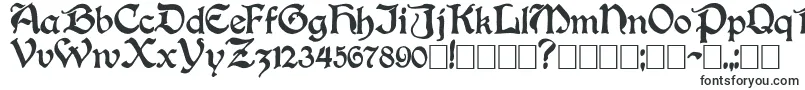 Boisterblack-Schriftart – Schriften für Adobe Acrobat