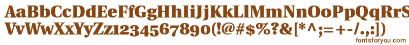 UtopiaBlackWithOldstyleFigures Font – Brown Fonts