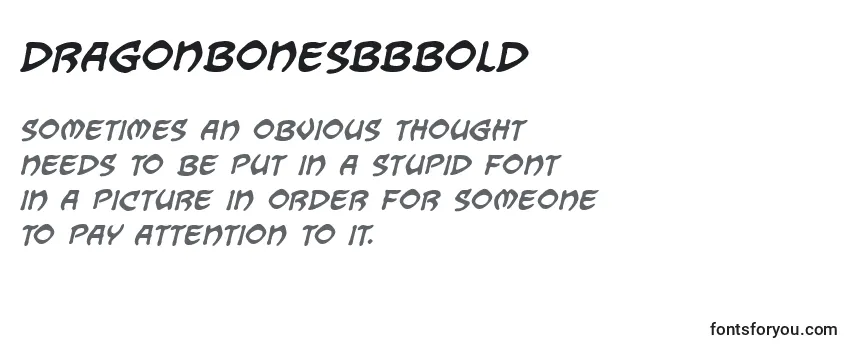 Шрифт DragonbonesBbBold