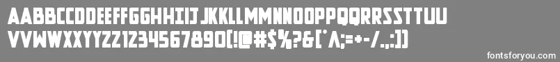 Newcomictitlebold Font – White Fonts on Gray Background