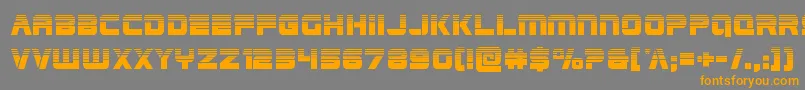 More about Edgeracerhalf Font Edgeracerhalf Font – Orange Fonts on Gray Background