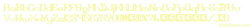 DraggleOverKernedBrk Font – Yellow Fonts