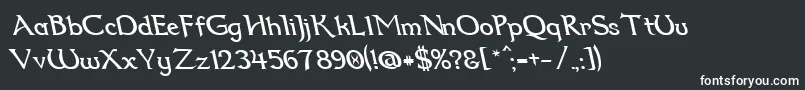 Dumbledor2RevItalic Font – White Fonts