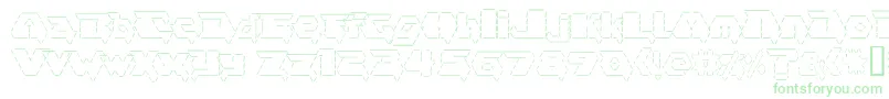 Asciid Font – Green Fonts on White Background