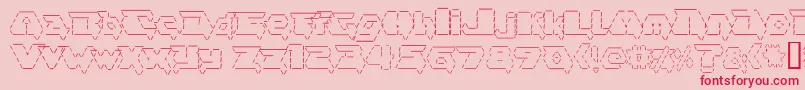 Asciid Font – Red Fonts on Pink Background