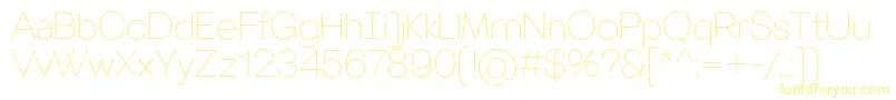 VillerayroundedThin Font – Yellow Fonts