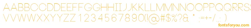 NeouThin Font – Orange Fonts