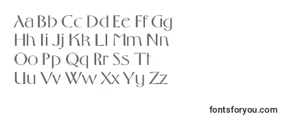 MiddletonLightWd Font