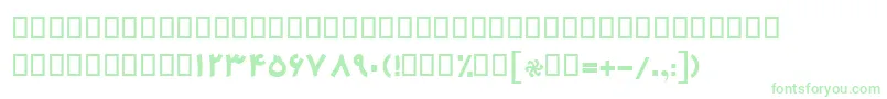 BMehrBold-fontti – vihreät fontit