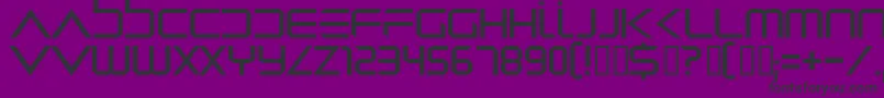 Шрифт Dredwerkz – чёрные шрифты на фиолетовом фоне
