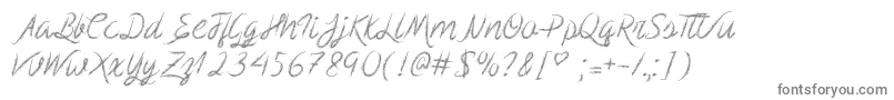 ScribbleScript-fontti – harmaat fontit