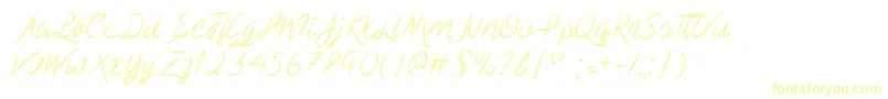 Weitere Informationen zur ScribbleScript-Schriftart ScribbleScript-Schriftart – Gelbe Schriften