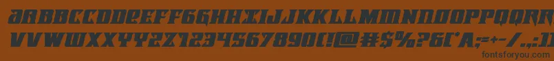 More about Lifeforceboldital Font Lifeforceboldital Font – Black Fonts on Brown Background