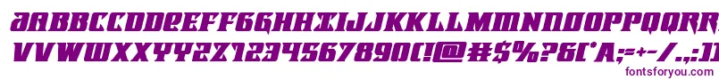 Lifeforceboldital Font – Purple Fonts on White Background