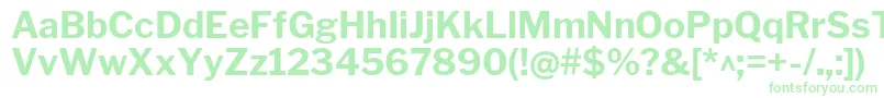 LibrefranklinBold Font – Green Fonts on White Background