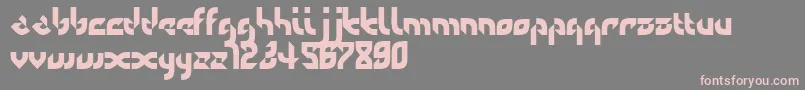 Defaulterror Font – Pink Fonts on Gray Background