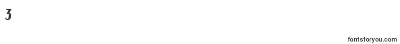 Hamburger Font – Fonts for Digit 3