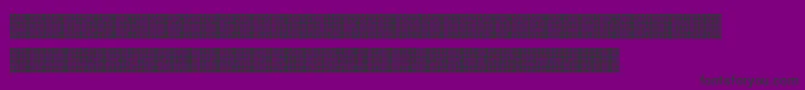 Squarodynamic 09-Schriftart – Schwarze Schriften auf violettem Hintergrund