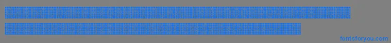 Squarodynamic 09-Schriftart – Blaue Schriften auf grauem Hintergrund