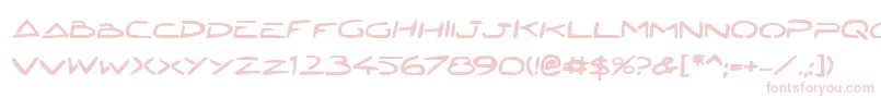 JettaTechBold Font – Pink Fonts on White Background