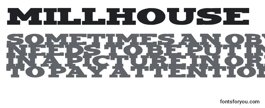 Обзор шрифта Millhouse