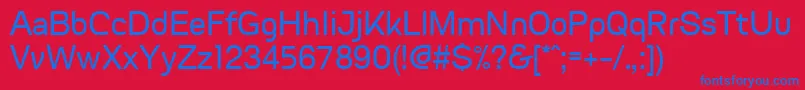 fuente FvgranadaRegularWebfont – Fuentes Azules Sobre Fondo Rojo