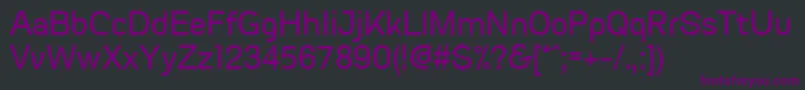FvgranadaRegularWebfont-Schriftart – Violette Schriften auf schwarzem Hintergrund
