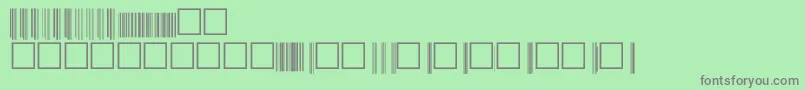 Upcp72xtt Font – Gray Fonts on Green Background