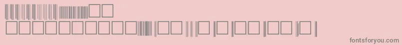 Upcp72xtt Font – Gray Fonts on Pink Background
