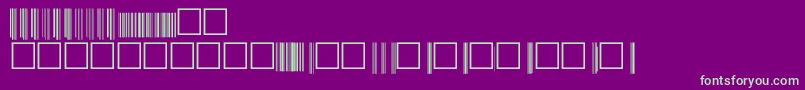 Upcp72xtt Font – Green Fonts on Purple Background