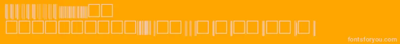 Upcp72xtt Font – Pink Fonts on Orange Background