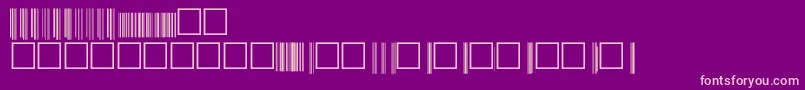 Upcp72xtt Font – Pink Fonts on Purple Background